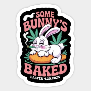 420 Easter Bunny Funny Sticker